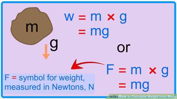 Image intitulée Calculer le Poids de la Masse de l